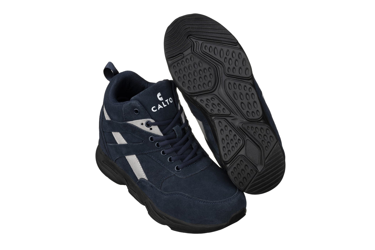 CALTO - S33595 - 4 Inches Taller (Blue/Grey) - SneakersSneakers / AthleticsTorqelo.com