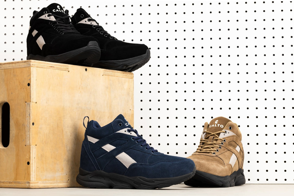 CALTO - S33596 - 4 Inches Taller (Olive Green) - SneakersSneakers / AthleticsTorqelo.com