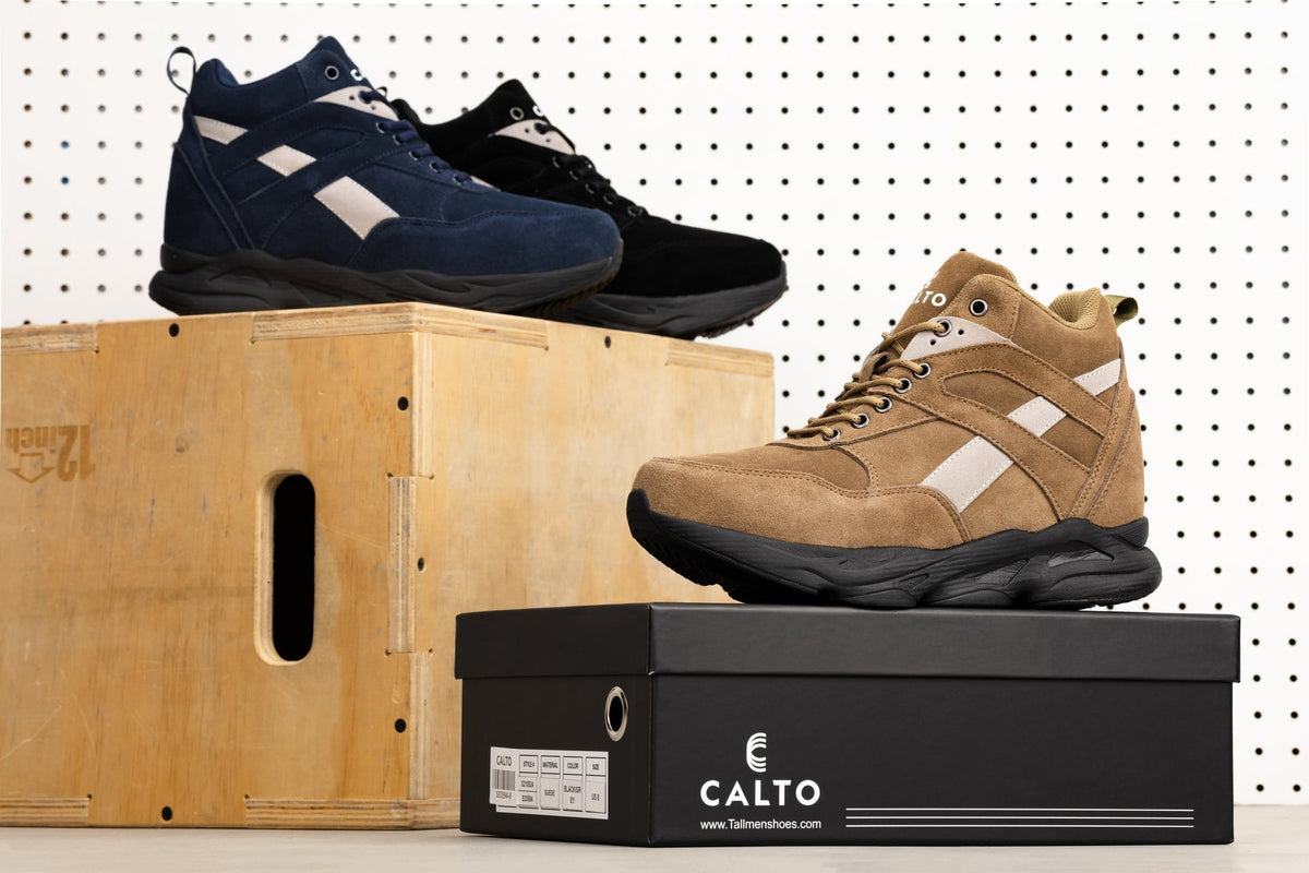 CALTO - S33596 - 4 Inches Taller (Olive Green) - SneakersSneakers / AthleticsTorqelo.com