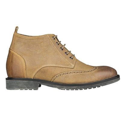 CALTO - S3652 - 3.0 Inches Taller (Light Brown) - LightweightBootsTorqelo.com