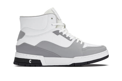 CALTO - S4751 - 3 Inches Taller (White/Grey) - High Top SneakersCasualTorqelo.com