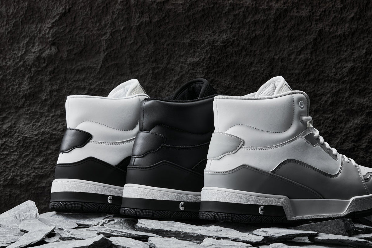 CALTO - S4751 - 3 Inches Taller (White/Grey) - High Top SneakersCasualTorqelo.com