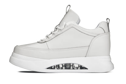 CALTO - S4926 - 3.2 Inches Taller (Bone/White Sole) - Chunky Elevated Platform SneakersSneakers / AthleticsTorqelo.com