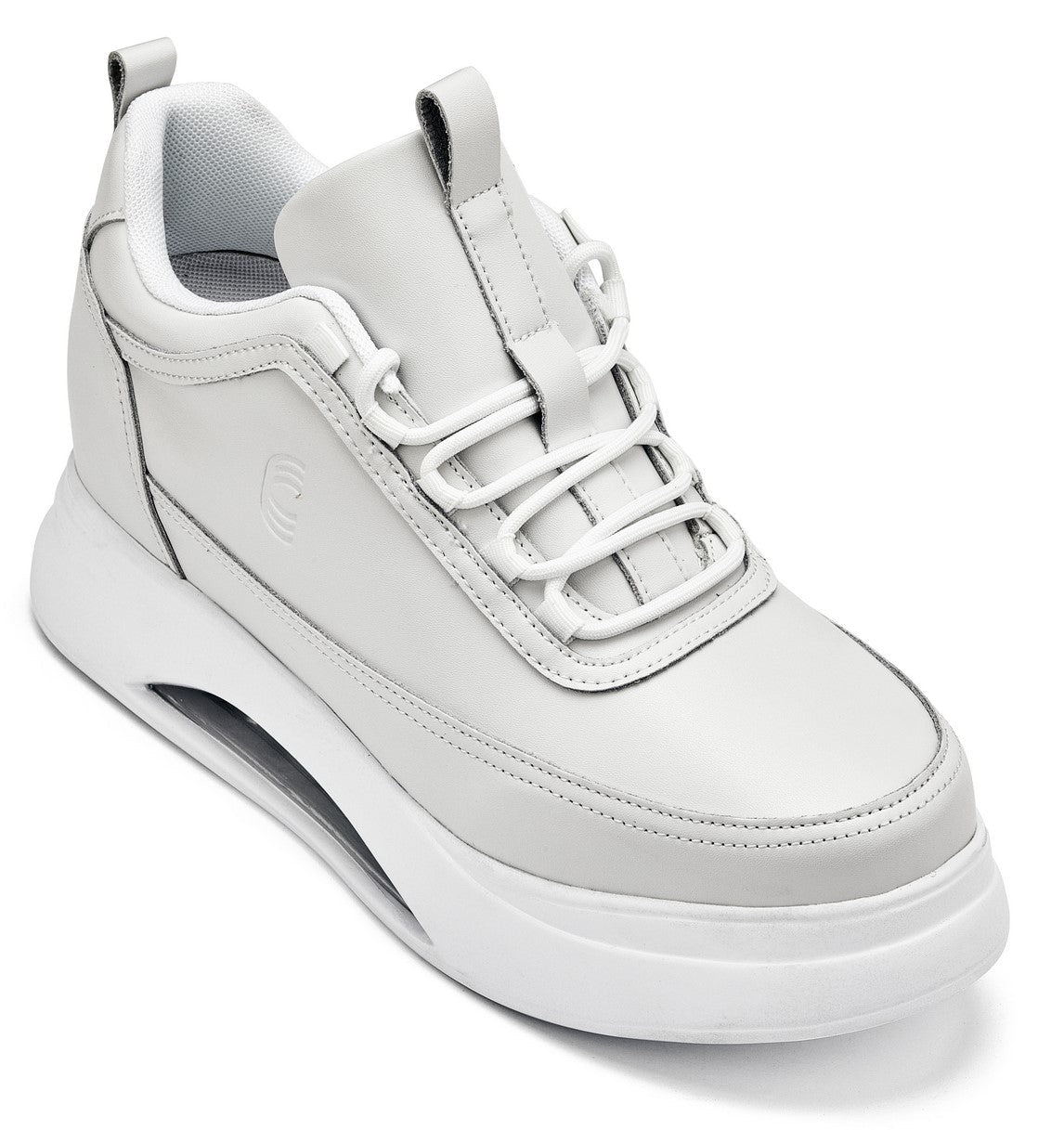 CALTO - S4926 - 3.2 Inches Taller (Bone/White Sole) - Chunky Elevated Platform SneakersSneakers / AthleticsTorqelo.com