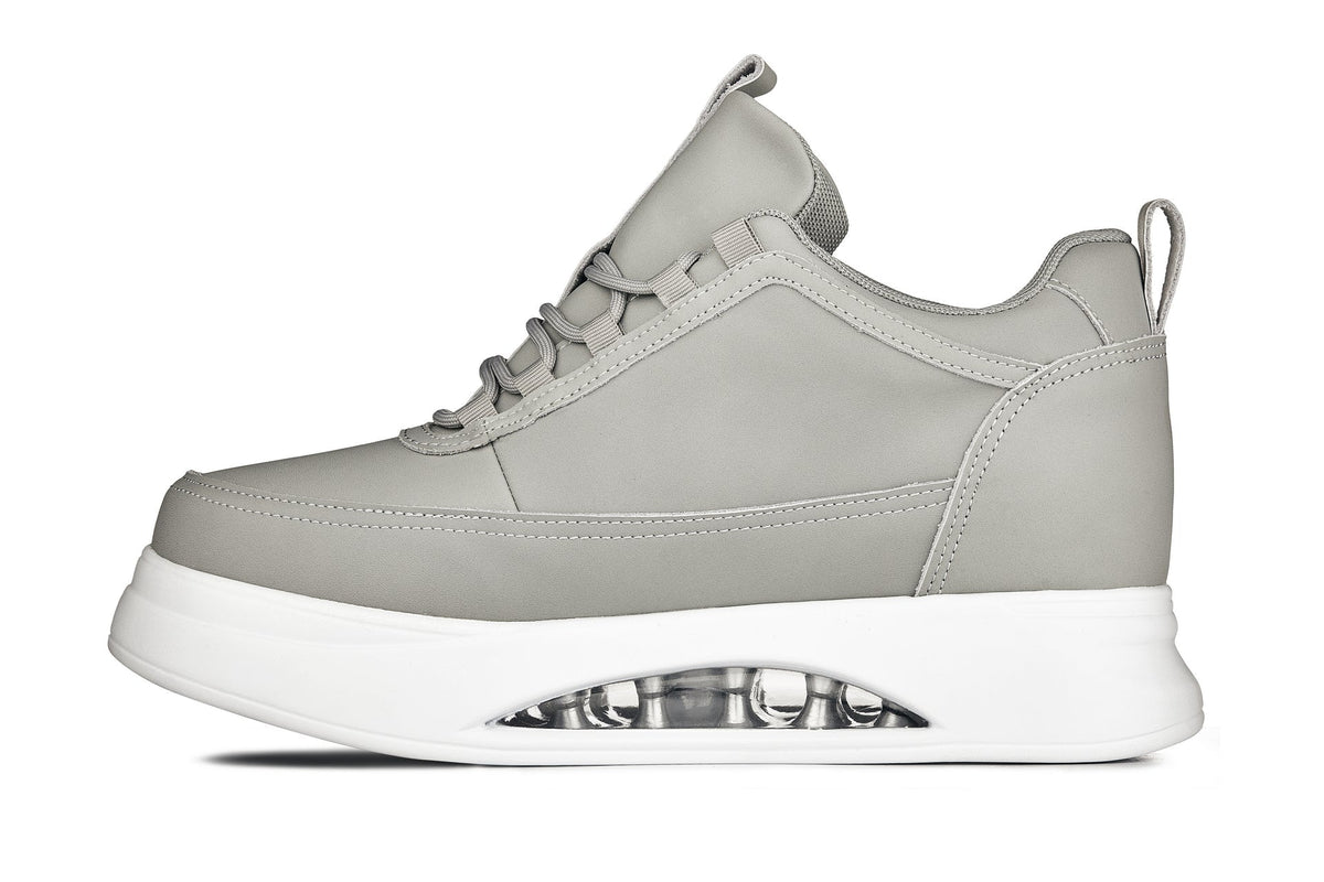 CALTO - S4927 - 3.2 Inches Taller (Dove Grey/White Sole) - Chunky Elevated Platform SneakersSneakers / AthleticsTorqelo.com