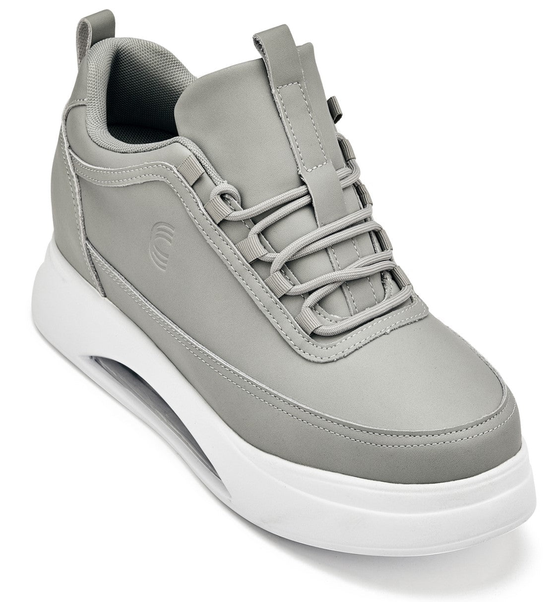 CALTO - S4927 - 3.2 Inches Taller (Dove Grey/White Sole) - Chunky Elevated Platform SneakersSneakers / AthleticsTorqelo.com
