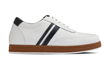 CALTO White Leather Sneakers - 2.8 inches - Y2821CasualTorqelo.com