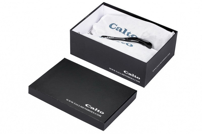 CALTO White Leather Sneakers - 2.8 inches - Y2821CasualTorqelo.com