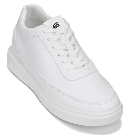CALTO - X1647 - 2.8 Inches Taller (White) - Lightweight SneakersSneakers / AthleticsTorqelo.com