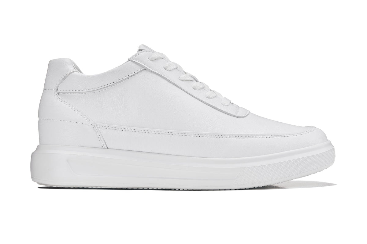 CALTO - X1647 - 2.8 Inches Taller (White) - Lightweight SneakersSneakers / AthleticsTorqelo.com