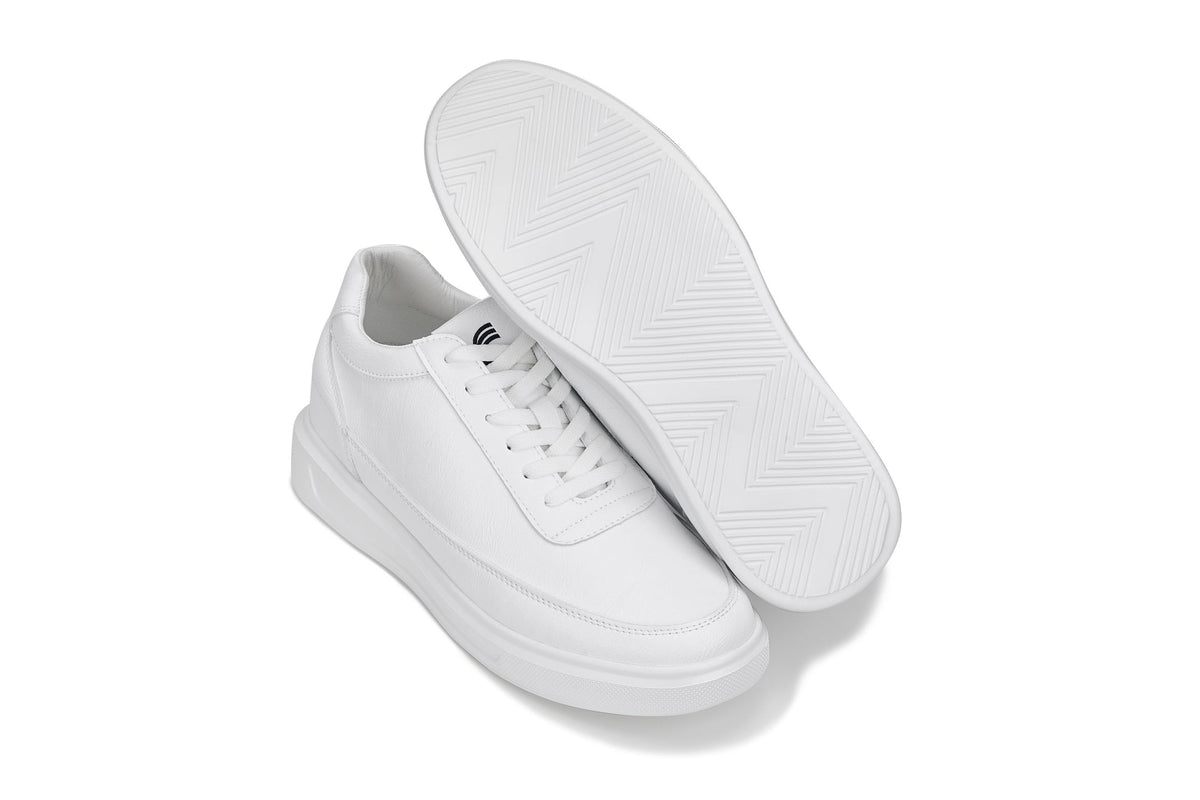 CALTO - X1647 - 2.8 Inches Taller (White) - Lightweight SneakersSneakers / AthleticsTorqelo.com