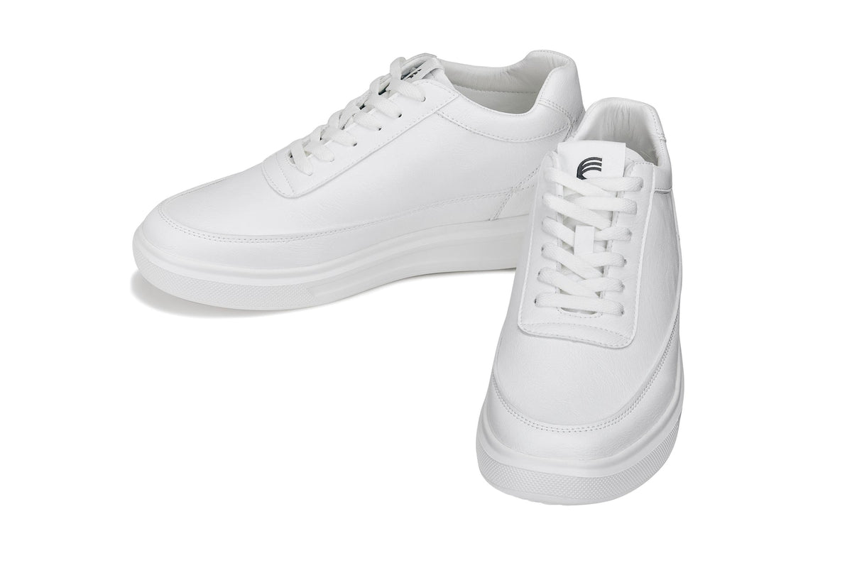 CALTO - X1647 - 2.8 Inches Taller (White) - Lightweight SneakersSneakers / AthleticsTorqelo.com