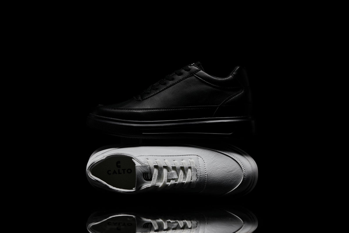 CALTO - X1647 - 2.8 Inches Taller (White) - Lightweight SneakersSneakers / AthleticsTorqelo.com