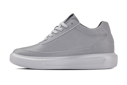 CALTO - X1648 - 2.8 Inches Taller (Pewter Grey) - Lightweight SneakersSneakers / AthleticsTorqelo.com