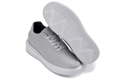CALTO - X1648 - 2.8 Inches Taller (Pewter Grey) - Lightweight SneakersSneakers / AthleticsTorqelo.com