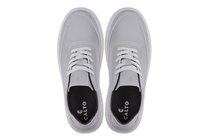 CALTO - X1648 - 2.8 Inches Taller (Pewter Grey) - Lightweight SneakersSneakers / AthleticsTorqelo.com
