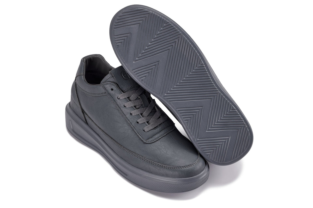 CALTO - X1649 - 2.8 Inches Taller (Iron Grey) - Lightweight SneakersSneakers / AthleticsTorqelo.com