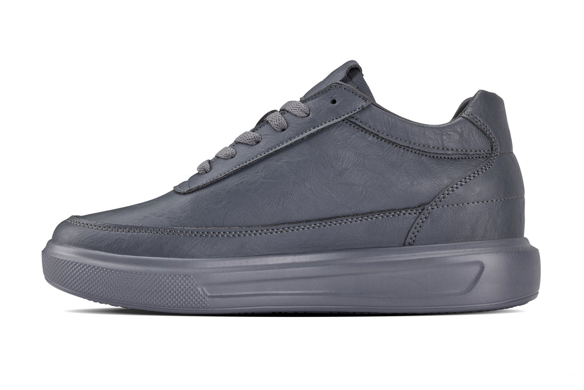 CALTO - X1649 - 2.8 Inches Taller (Iron Grey) - Lightweight SneakersSneakers / AthleticsTorqelo.com