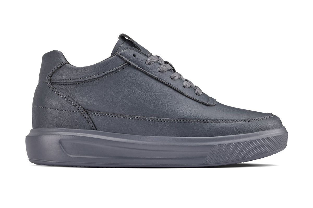 CALTO - X1649 - 2.8 Inches Taller (Iron Grey) - Lightweight SneakersSneakers / AthleticsTorqelo.com