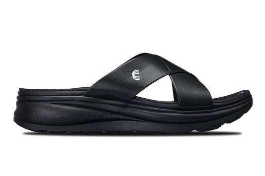 CALTO - X1652 - 2 Inches Taller (Black/Matte Black)SandalsTorqelo.com