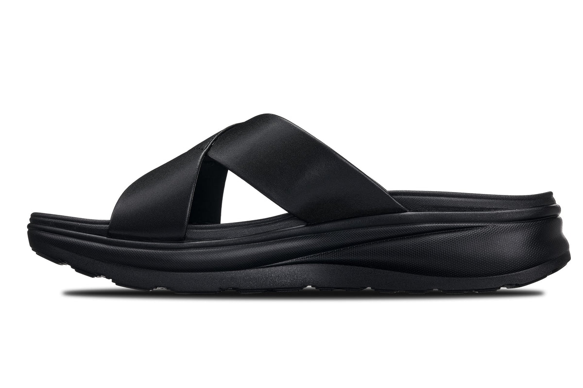 CALTO - X1652 - 2 Inches Taller (Black/Matte Black)SandalsTorqelo.com