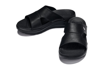 CALTO - X1655 - 2 Inches Taller (Black/Grainy Black)SandalsTorqelo.com