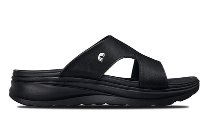 CALTO - X1655 - 2 Inches Taller (Black/Grainy Black)SandalsTorqelo.com