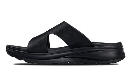 CALTO - X1655 - 2 Inches Taller (Black/Grainy Black)SandalsTorqelo.com