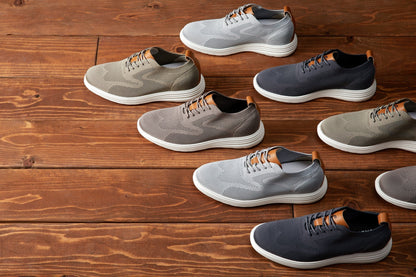 CALTO - X2639 - 2.8 Inches Taller (Khaki Green/Brown) - Lace Up Casual Walker - LightweightCasualTorqelo.com