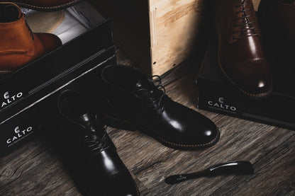 CALTO - Y41085 - 3.2 Inches Taller (Brown) - Lace Up Casual BootsBootsTorqelo.com