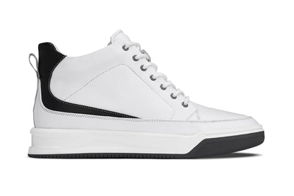 CALTO - Y7151 - 2.6 Inches Taller (Off-White) - Leather Ankle Top Sneak-BootSneakers / AthleticsTorqelo.com