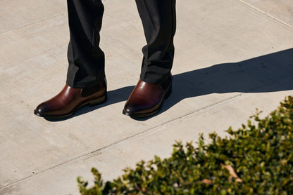 CALTO - Y72231 - 2.8 Inches Taller (Coffee Brown) - Chelsea BootsBootsTorqelo.com