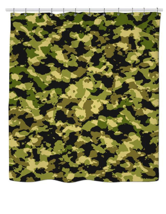 Camouflage Shower Curtain by Scorpius