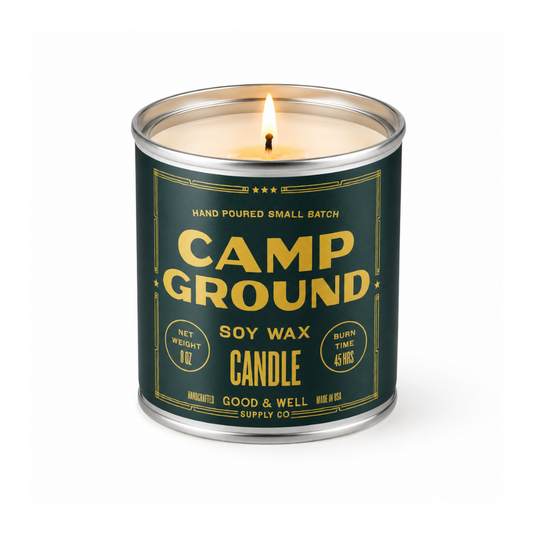 Camp Ground Soy Candle by Good & Well Supply Co.