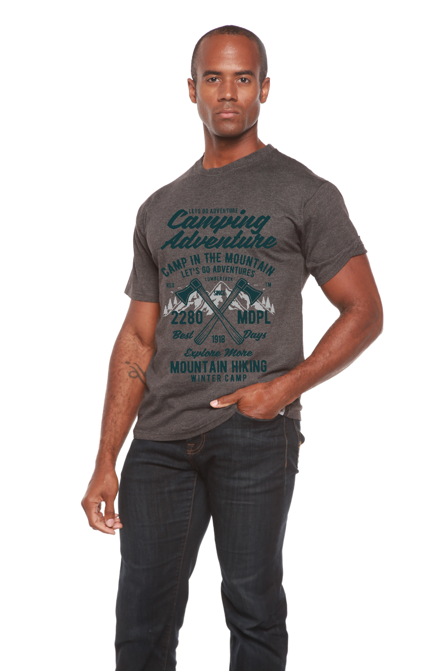 Camping Adventure graphic t-shirt – view 6
