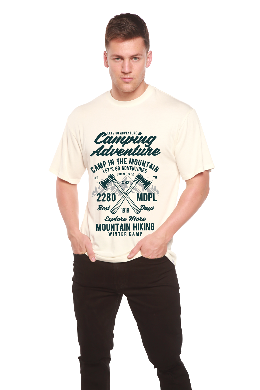 Camping Adventure graphic t-shirt – view 4