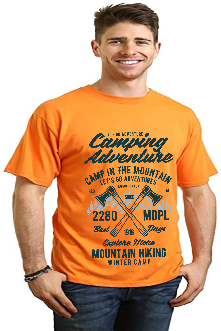 Camping Adventure graphic t-shirt – view 9