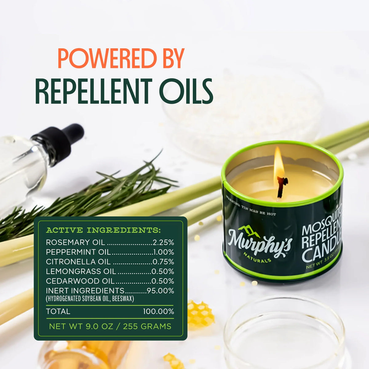 Mosquito Repellent Candle | Murphy's Naturals by Rust & Cinder