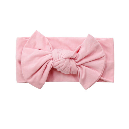 Candy Pink Knotted Bow by Sweet Bamboo