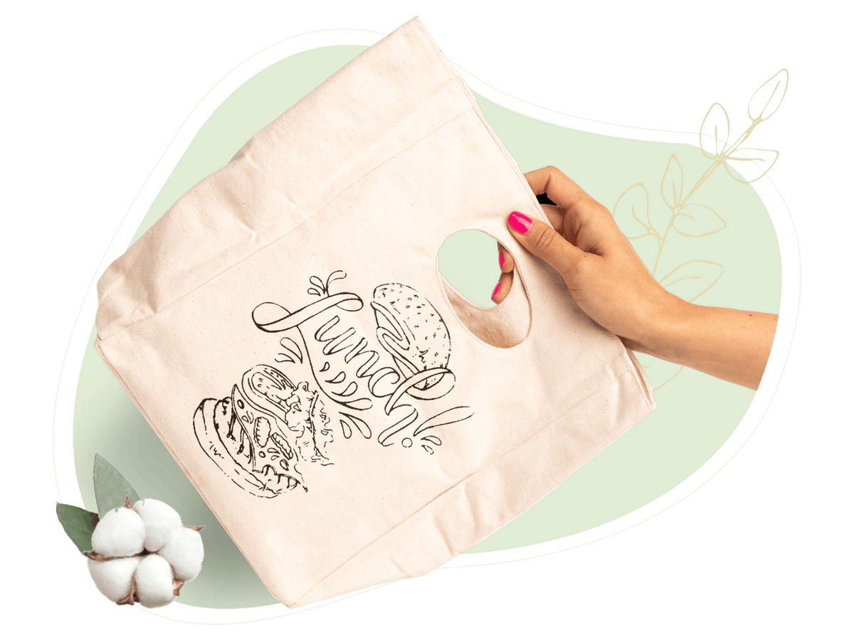 Canvas Lunch Bag by Organic Cotton Mart