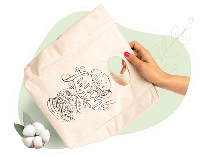 Canvas Lunch Bag by Organic Cotton Mart
