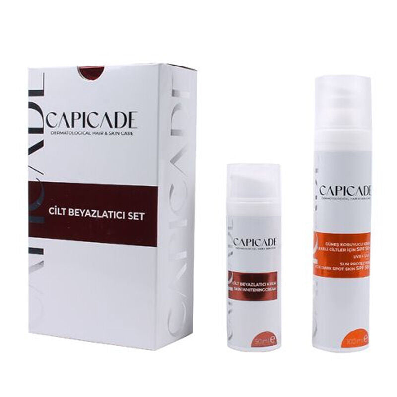 Capicade Brightening Duo Set with SPF 50+ Cream by Beauty Care Bag