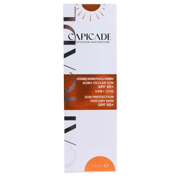 Capicade SPF 50+ Sunscreen Cream for Dry Skin 100 ml by Beauty Care Bag