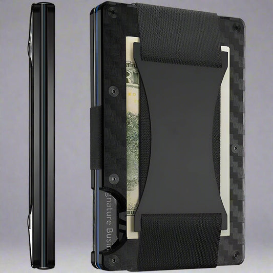 Carbon Fiber Wallet - RFID Blocking Metal Card HolderCard WalletTorqelo.com