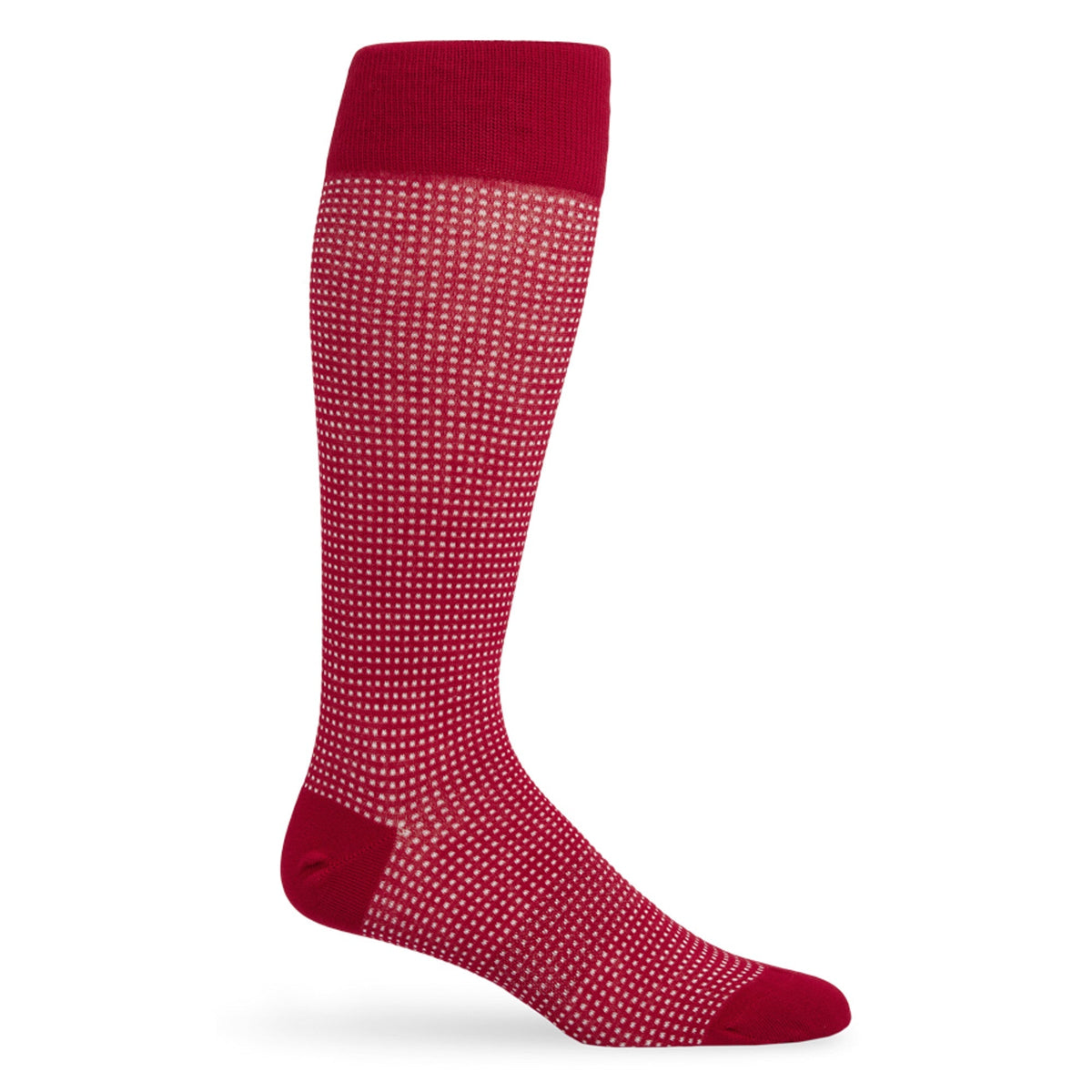 Cardinal Birdseye Dress SocksTeam ColorwaysTorqelo.com