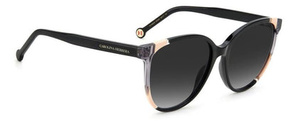 Carolina Herrera CH 0063/S Women's Square Sunglasses - Black/Gold by Beauty Care Bag