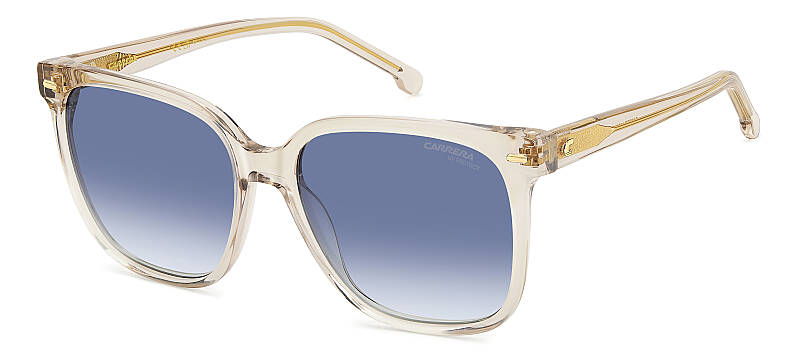 Carrera 3002/S Women's Square Sunglasses - Black/Grey 55mm by Beauty Care Bag