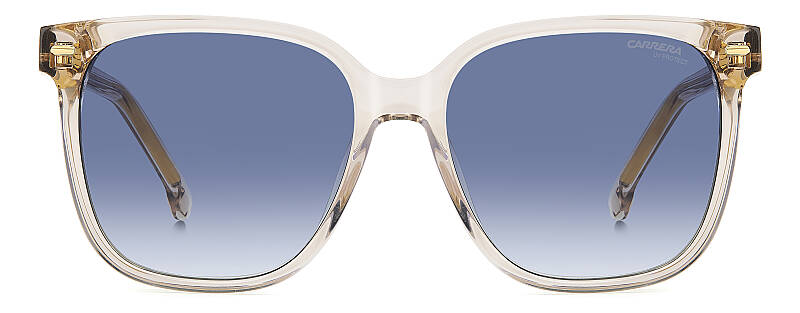 Carrera 3002/S Women's Square Sunglasses - Black/Grey 55mm by Beauty Care Bag