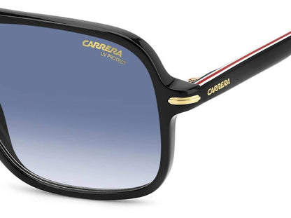 Carrera 350/S Blue Lens Men's Square Sunglasses 58mm by Beauty Care Bag