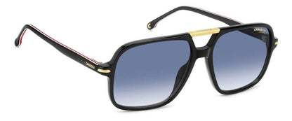 Carrera 350/S Blue Lens Men's Square Sunglasses 58mm by Beauty Care Bag